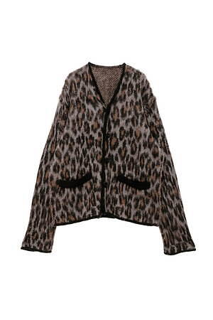 sacai サカイ レオパード 豹柄 ニット 15aw - メルカリ