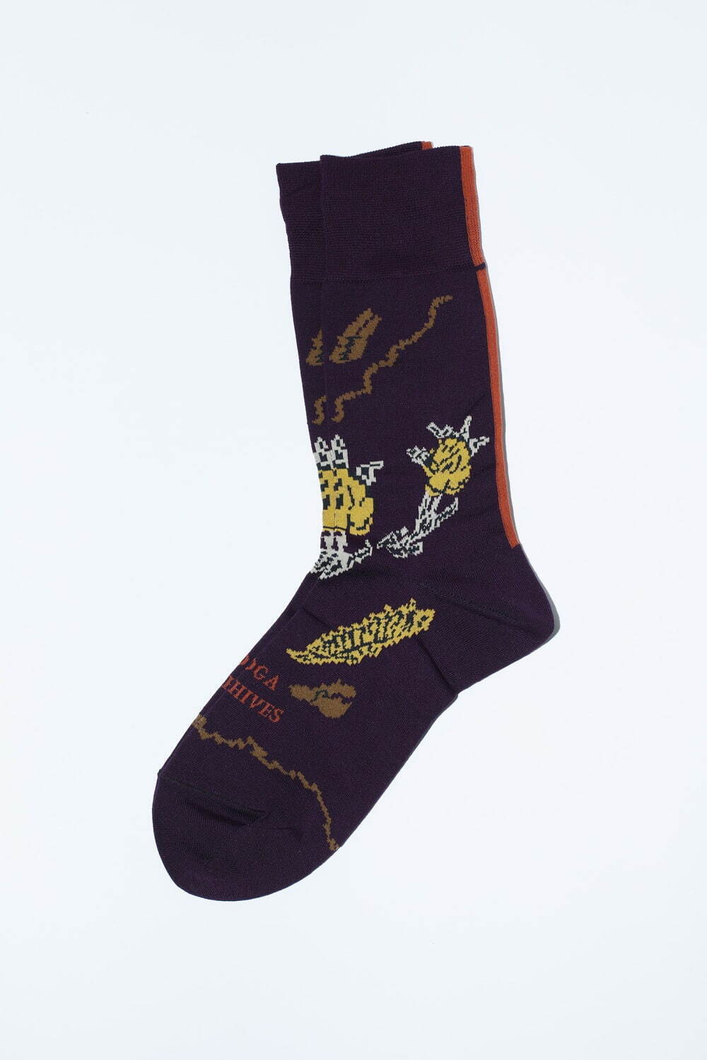 TOGA × タビオのユニセックスソックス、新作ファイヤーパターンやフラワー柄靴下｜写真9