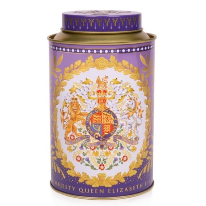 ロイヤルコレクション プラチナジュビリー記念紅茶缶(ティーバッグ包) 3,460円
※原産国日本(加工)／デザイン英国
