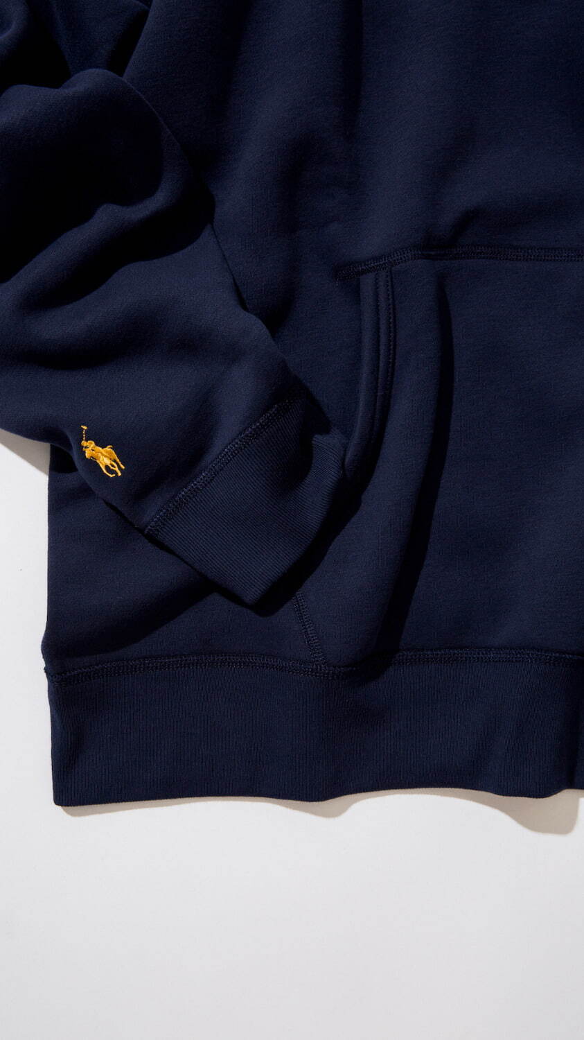 Navy and Gold Logo Collection HOODIE