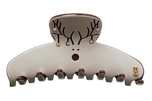 アレクサンドル ドゥ パリ新作“トナカイ”ヘアクリップ＆“サンタ”ピン、煌めくバレッタも
