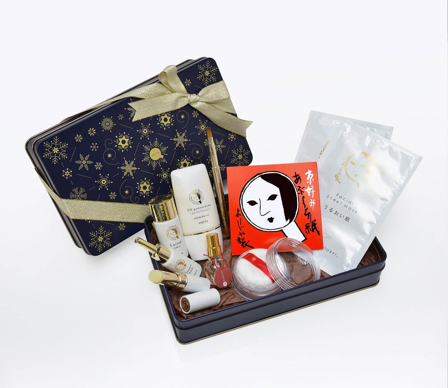 よーじや初クリスマスコフレ、銘品“あぶらとり紙”＆ハンドクリームを 