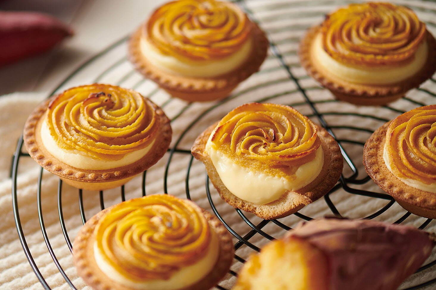 ベイク チーズタルト「焼きたてチーズタルト スイートポテト」紅はるか×安納芋の冬限定フレーバー