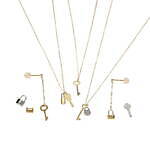 イー・エム”カスタマイズ可能”ストーンジュエリーに新色、鍵＆南京錠モチーフのネックレスも｜写真3