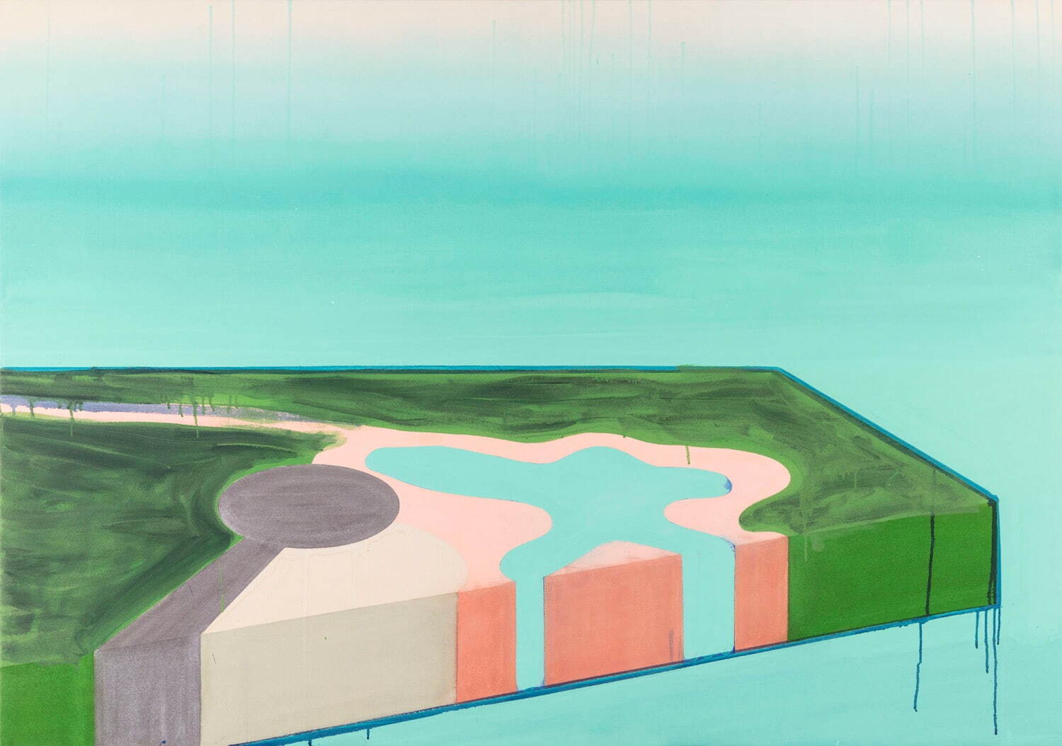 徳冨満《untitled (unfinished painting)》2000年 油彩、画布 愛知県美術館