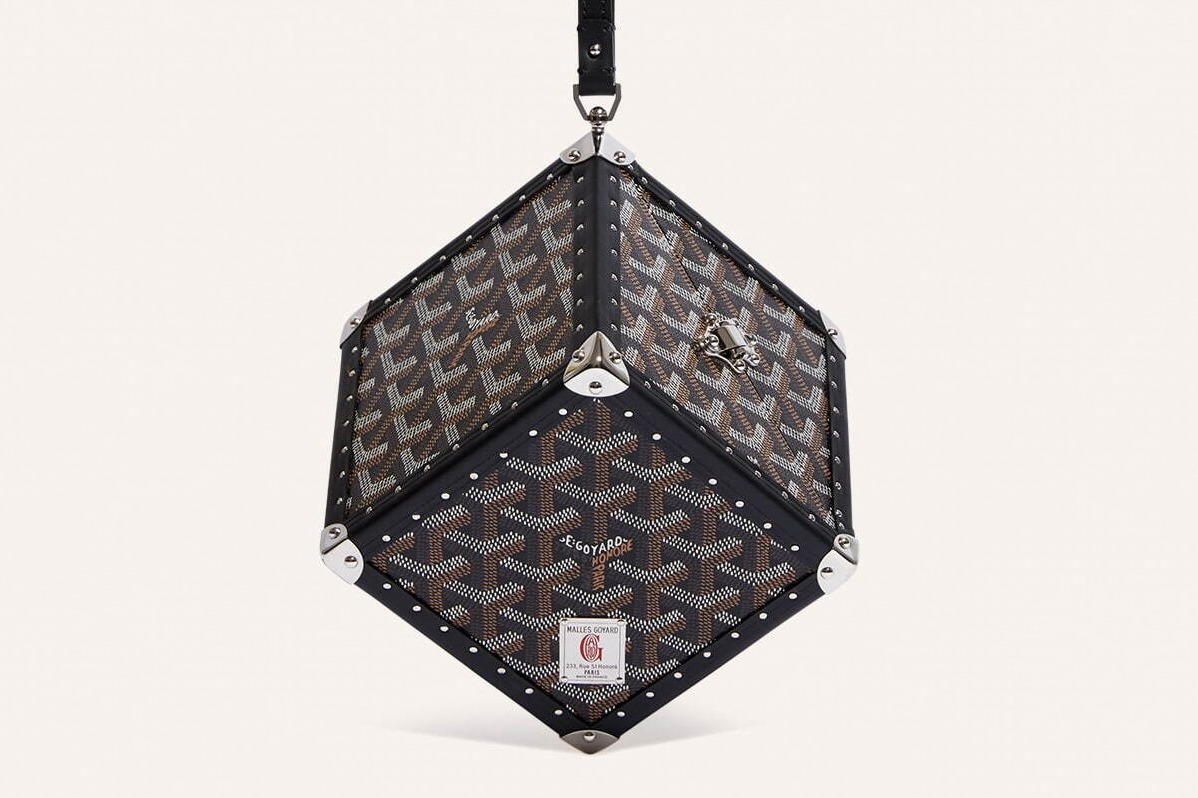 ゴヤール新作「デ・トランクバッグ」“サイコロ”着想の立方体トランクバッグ