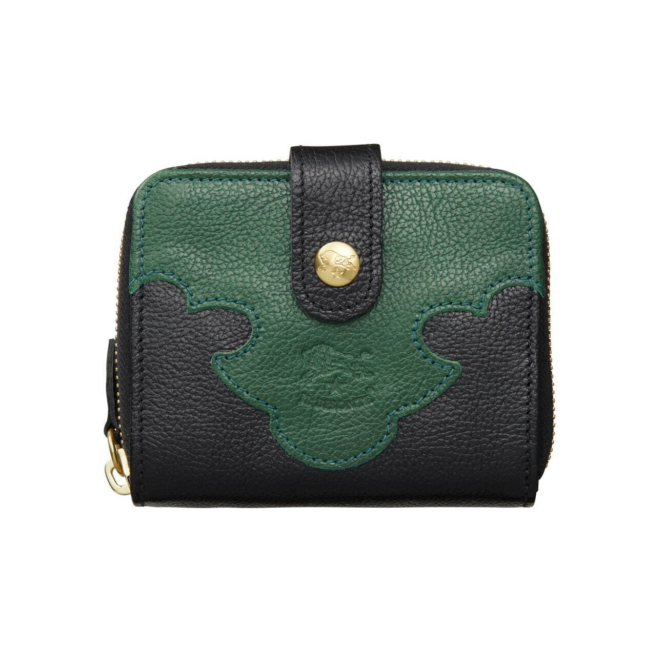 イル ビゾンテ22年クリスマス、”レッド＆グリーン”がアクセントのがま口財布やキーケース｜写真7