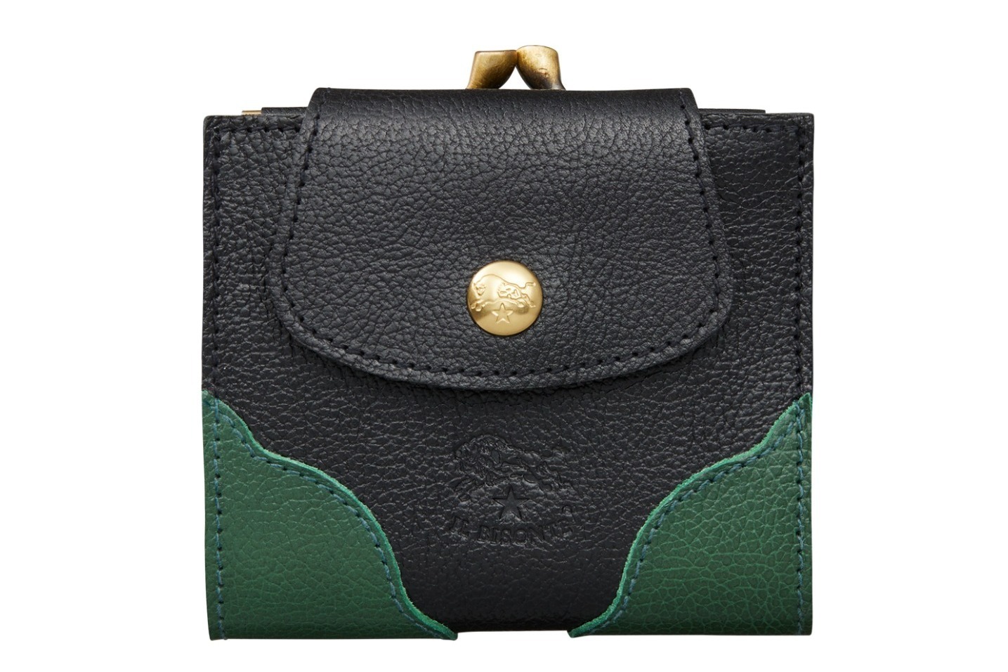 イル ビゾンテ22年クリスマス、”レッド＆グリーン”がアクセントのがま口財布やキーケース