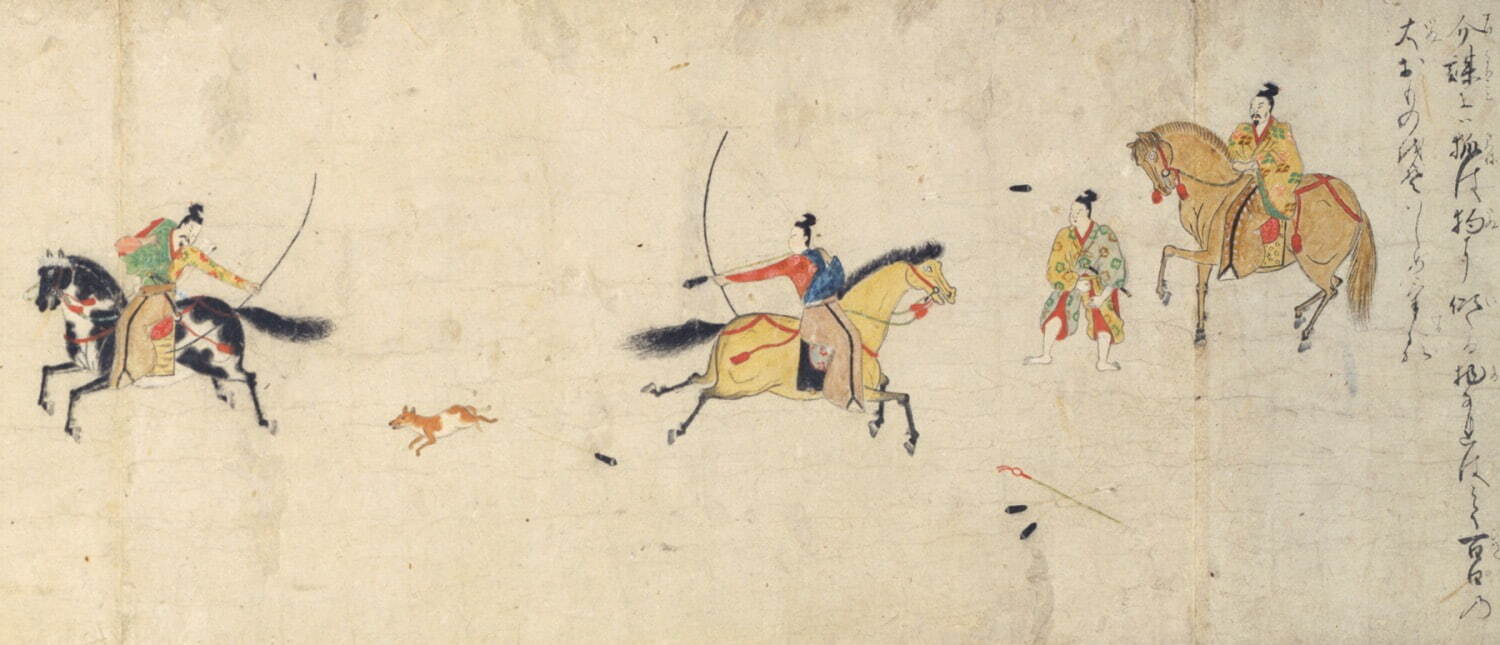 《玉藻前物語絵巻》(部分) 2巻のうち下巻 日本・室町時代 16世紀 根津美術館蔵