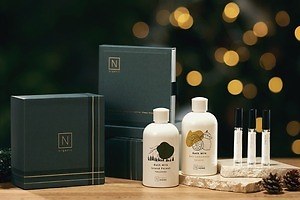 エヌオーガニック22年クリスマスコフレ、"甘いレモネードの香り"バスミルク＆ミニ香水セットなど