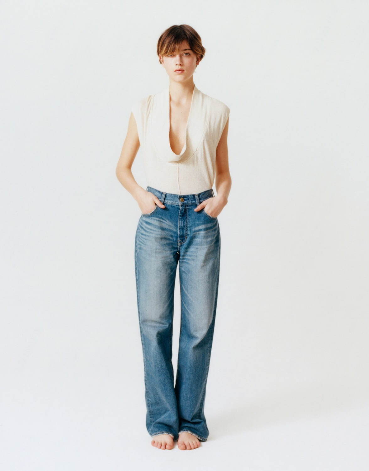 トゥ エ モン トレゾア 2022-23年秋冬｜female デニムパンツ