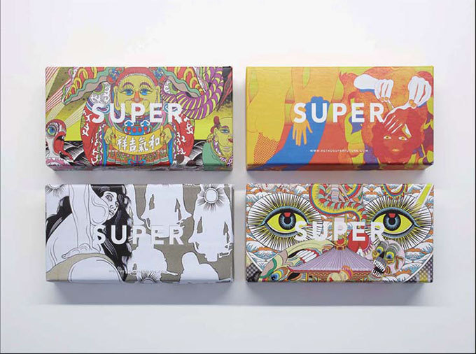 サイケアートの巨匠、田名網敬一×伊アイウェア「SUPER」のコラボレーション｜写真4