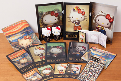 エドゥアール・マネ｜ハローキティが“モナ・リザ”に！名画に扮したキティの雑貨が登場 - ポストカードやメモ帳など