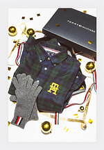 トミー ヒルフィガー22年クリスマスウェア、“タータンチェック柄”カーディガンやピーコート｜写真6