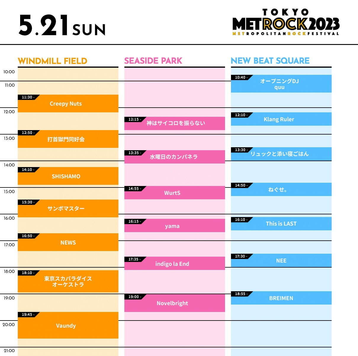 音楽フェス「メトロック 2023」東京・大阪の2会場で、クリーピーやVaundy、ミセス｜写真20