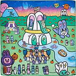 ラッシュ23年干支“うさぎ”型バスボム発売、ネロリ・ベルガモットの香り＆華やかな煌めきも｜写真3