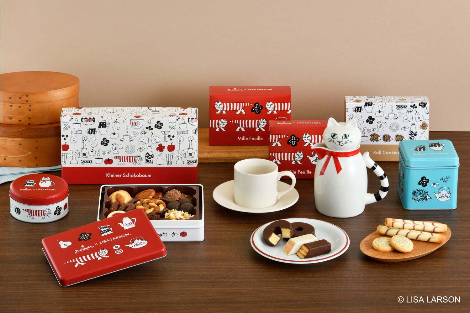 リサ・ラーソン｜リサ・ラーソン×ユーハイムのバレンタイン限定焼き菓子、 猫「マイキー」やハリネズミ入りパッケージで