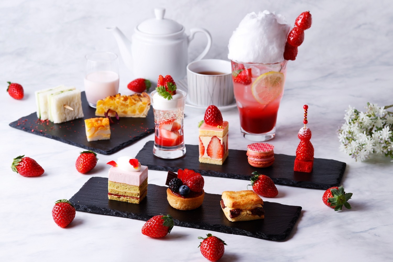 ホテル雅叙園東京「いちごアフタヌーンティー」