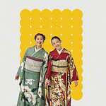 きものやまと新作振袖、ミントカラーの“牡丹”柄や“菊の花”が舞い降りる着物｜写真1