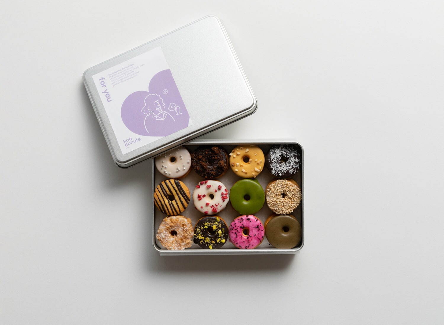 コエ ドーナツ(koe donuts) バレンタインクッキー缶｜写真3