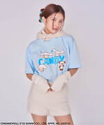 キャンディ ストリッパー×シナモロール、“袖に連なるシナモロール”のビッグスウェットやTシャツ｜写真24