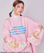 キャンディ ストリッパー×シナモロール、“袖に連なるシナモロール”のビッグスウェットやTシャツ｜写真22