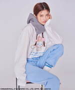 キャンディ ストリッパー×シナモロール、“袖に連なるシナモロール”のビッグスウェットやTシャツ｜写真26