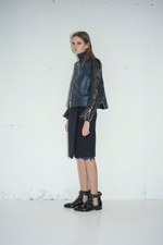 sacai luck 2014-15年秋冬コレクション - メンズアイテムをハイブリッドで女性らしく｜写真27