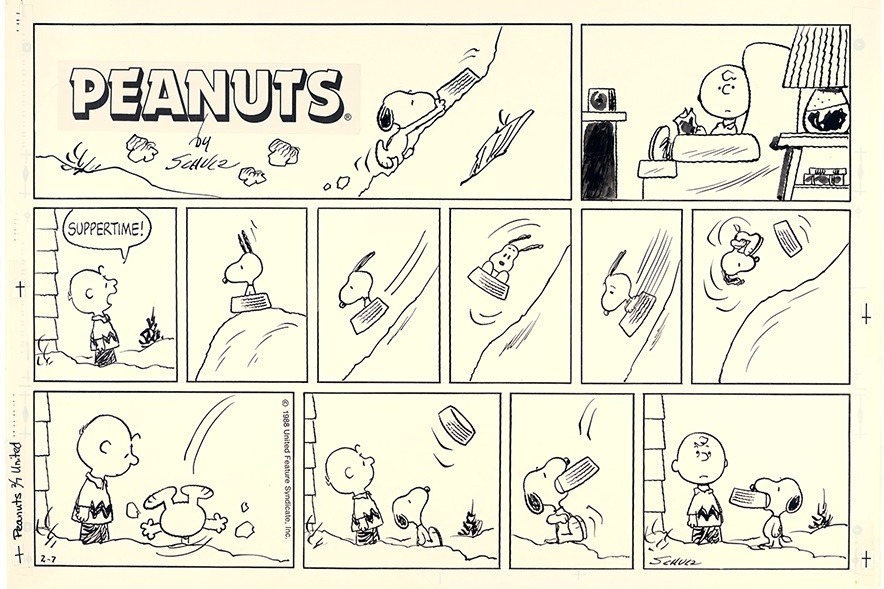 ミュージアムショップ｜スヌーピーミュージアムの企画展「きみの大好物はなに？」食テーマの貴重な原画約40点を展示