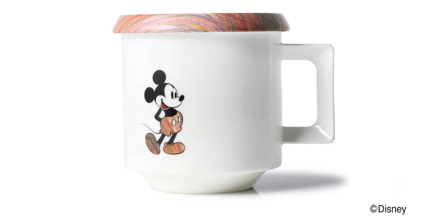 Disney x HERALBONY｜Momoko Nakagawa「まる」ART MUG PLATE SET 6,600円