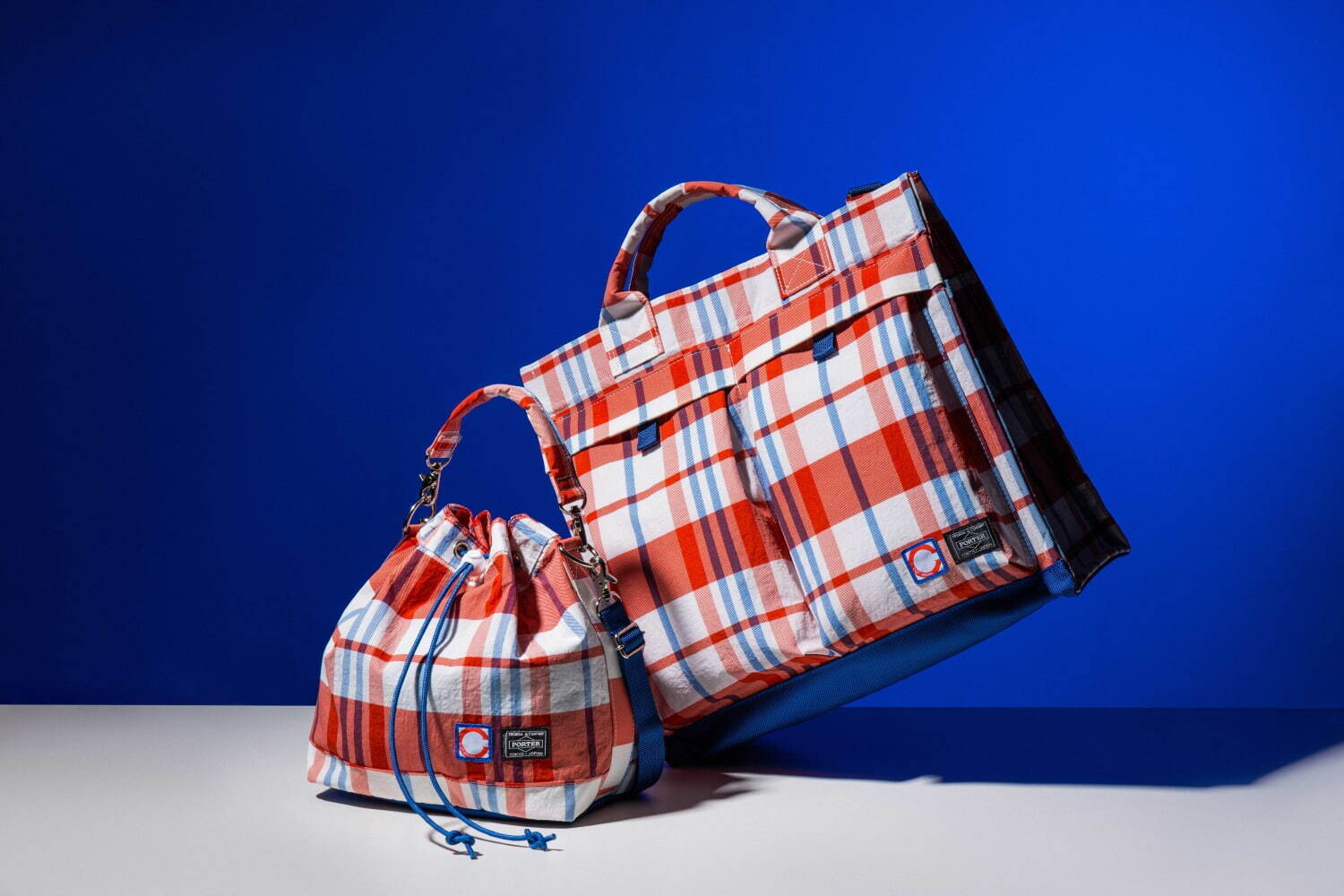 〈ポーター×クロット〉“香港のバッグ”着想のチェック柄トートバッグ
