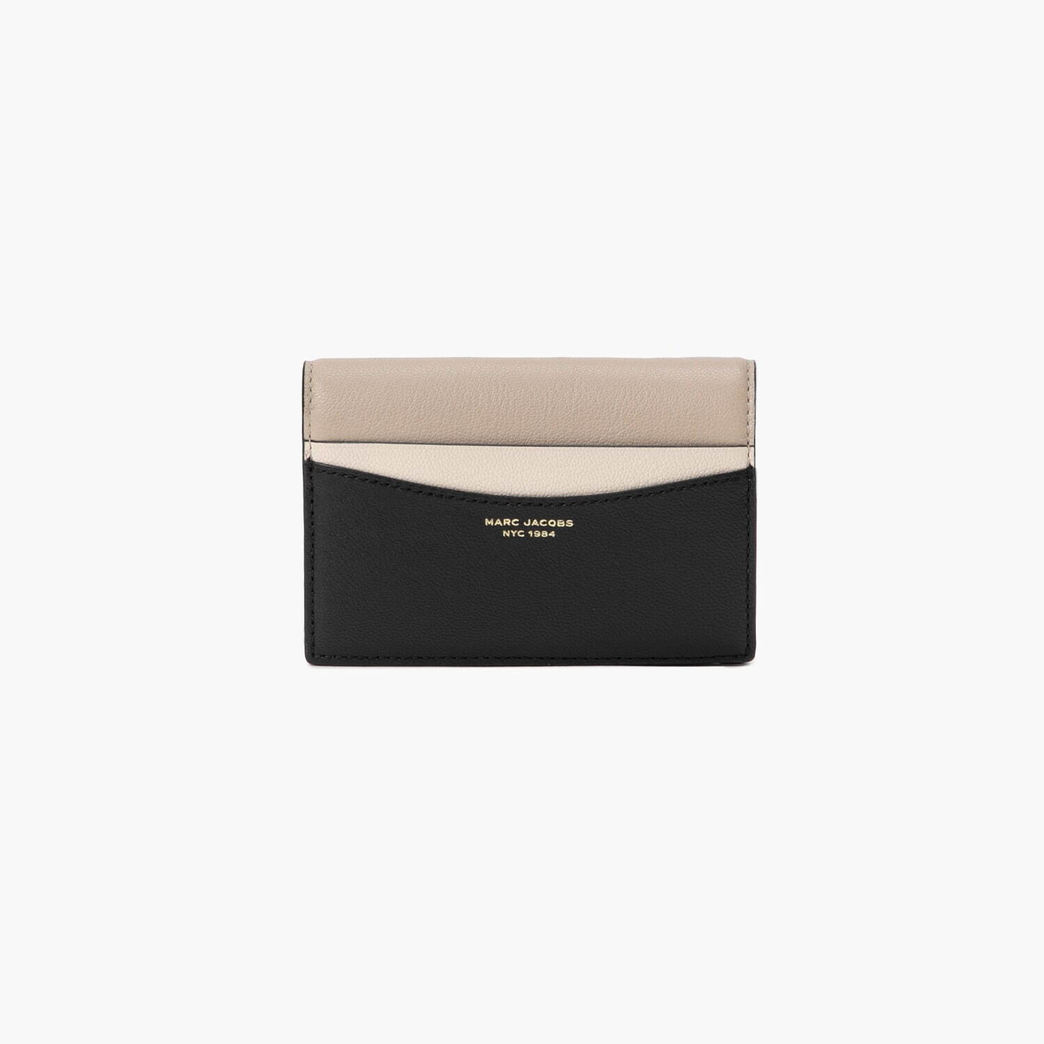 MARC JACOBS ベージュ 二つ折り財布 くき