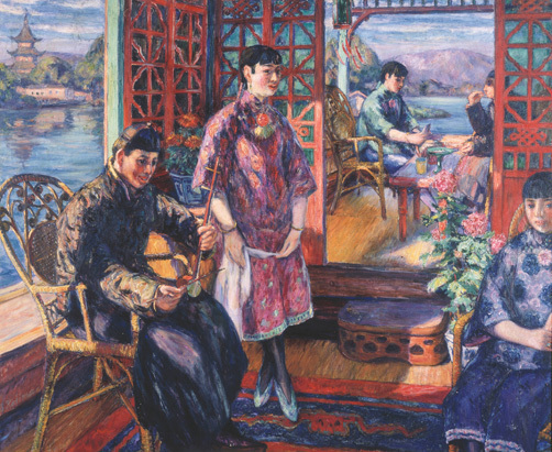 展覧会「描かれたチャイナドレス」がブリヂストン美術館で開催 - 藤島武二ら日本洋画家を虜にした中国服 | 写真