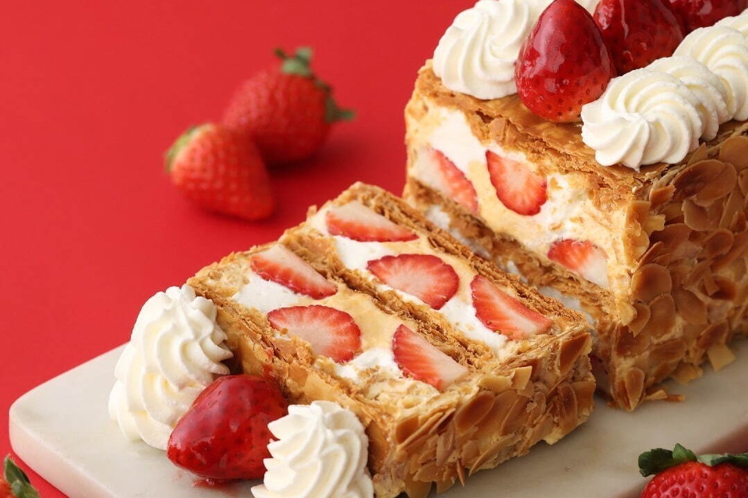 キハチイタリアン 伊勢丹立川,キハチ 青山本店,キハチ 横浜タカシマヤ,キハチ 名古屋JRセントラルタワーズ「苺のナポレオンパイ」