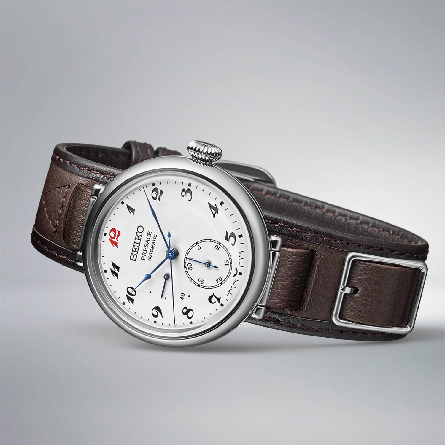 セイコー プレサージュ“国産初の腕時計”着想の限定ウォッチ、琺瑯