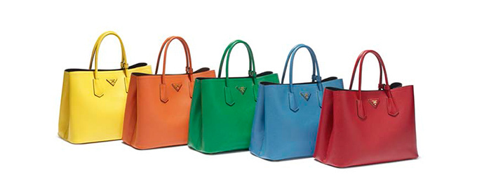 プラダの新作バッグが世界一斉発売 - 豊富なカラーで展開の「プラダ 
