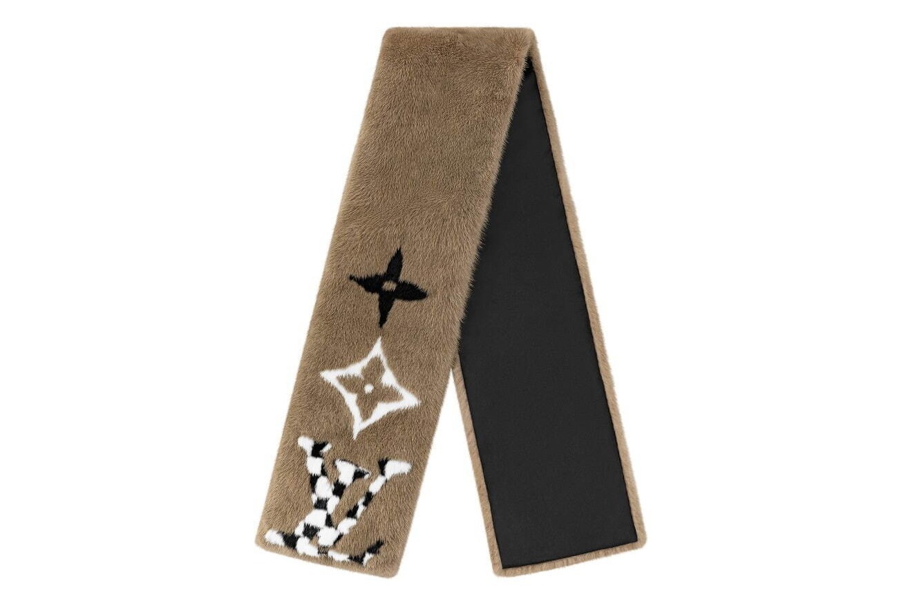 Louis Vuitton マフラー・モノグラム シアリングLVイニシャル