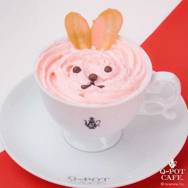 Q-pot CAFE.の新春スイーツ、“紅白”アフタヌーンティー＆“白うさぎ”ストロベリーパフェ｜写真7