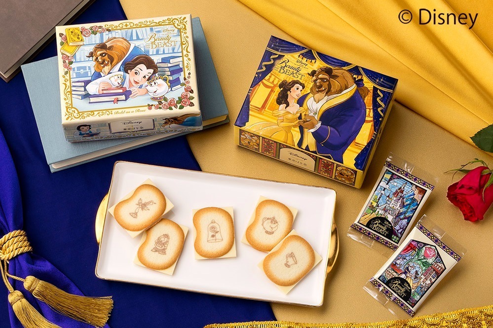 東京ばな奈からディズニー映画『美女と野獣』モチーフのショコラクッキー、“バナナミルクシェイク味”