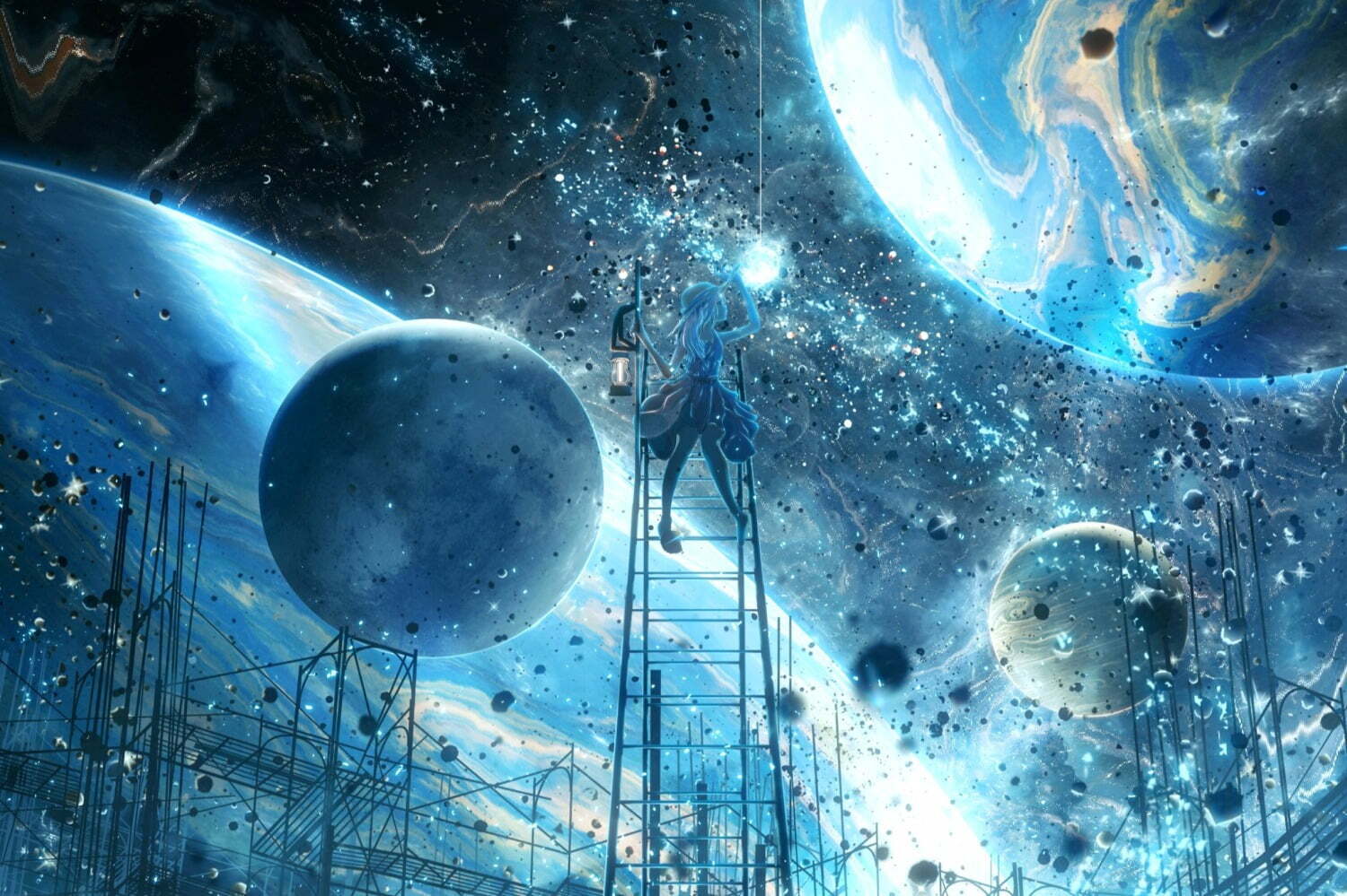 地球モチーフ｜「宙フェス夜市＆宙の絵師展」博多阪急で - 星＆宇宙モチーフのグッズ販売やイラスト展、星空観察会も