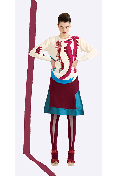 ツモリチサト(TSUMORI CHISATO) 2014年プレフォールウィメンズコレクション  - 写真9