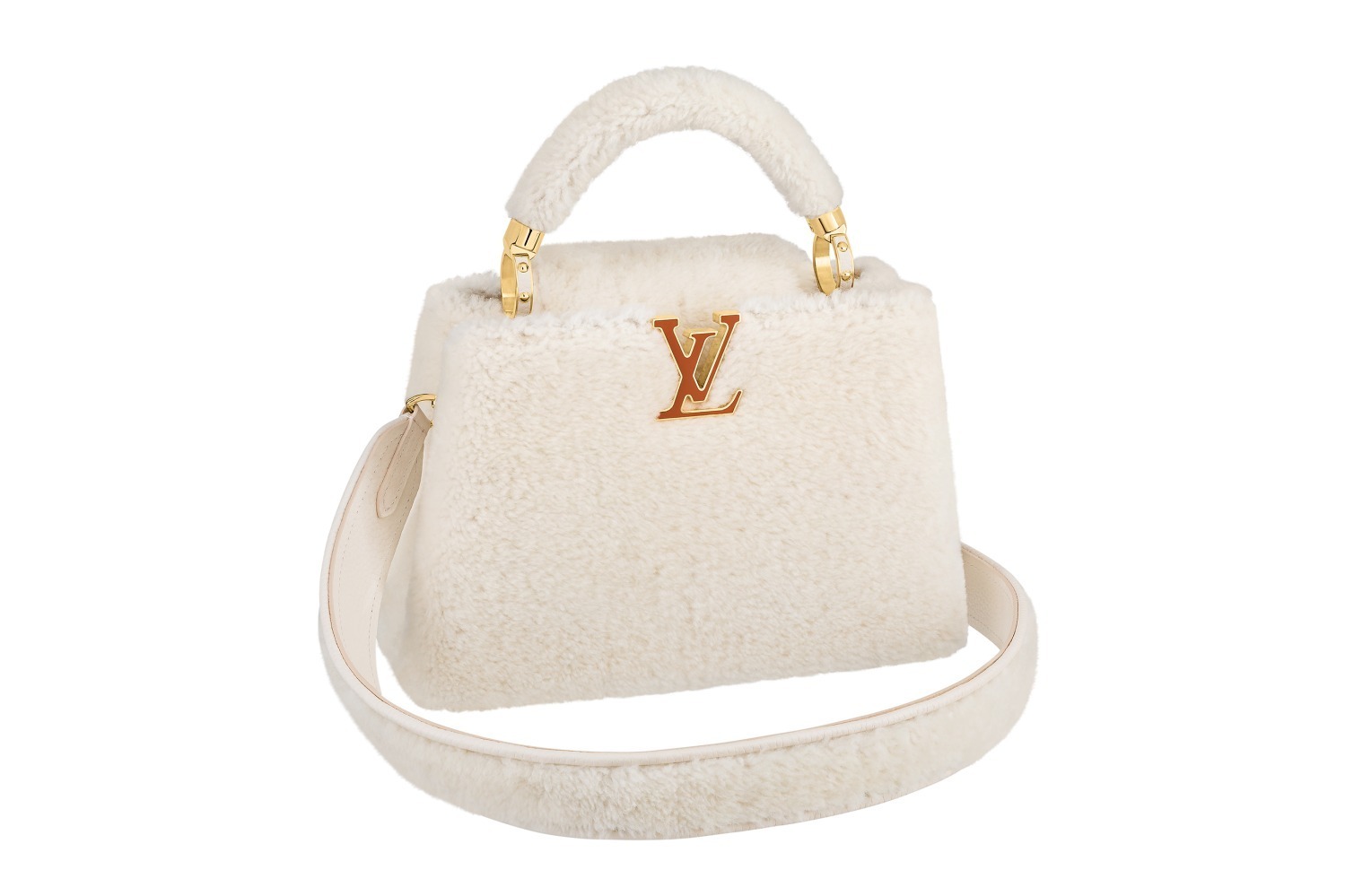 Louis Vuitton カプシーヌミニ✨ホワイト×ホワイトマット金具