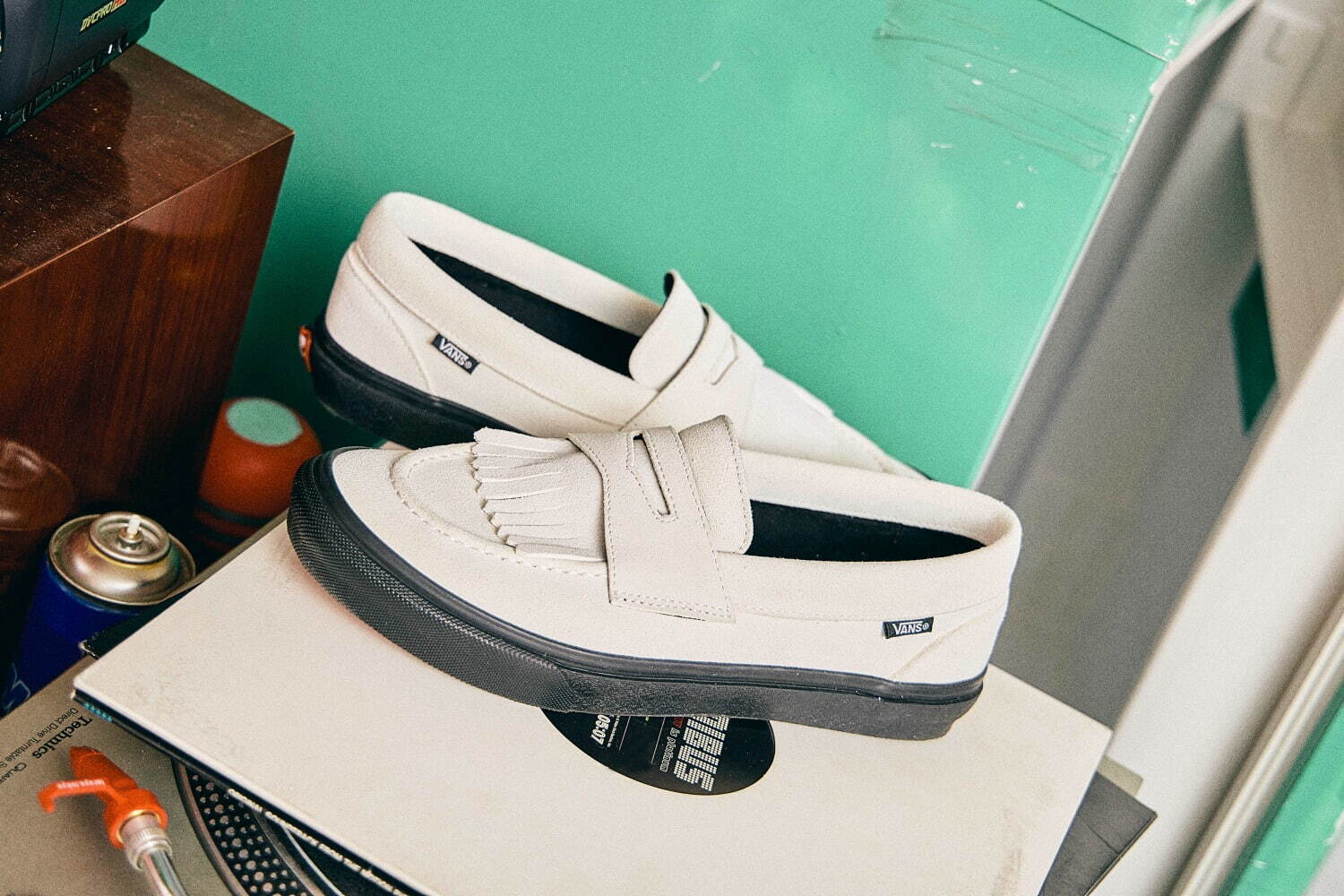 早い者勝ち 大人気 VANS ローファー キルトタッセル取り外し可能 大人気 ローファー VANS キルトタッセル取り外し可能 早い者勝ち
