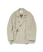 クルニ、カラーブロックニット&“ライダース”仕様タイロッケンコート - ステュディオス別注で｜写真14