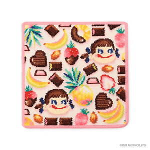 ペコちゃんとラブラリー バイ フェイラーのコラボハンカチ