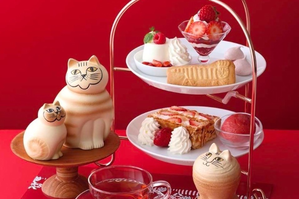 リサ・ラーソン｜キハチ×リサ・ラーソン、“猫のマイキー”のコラボアフタヌーンティー＆限定スイーツ