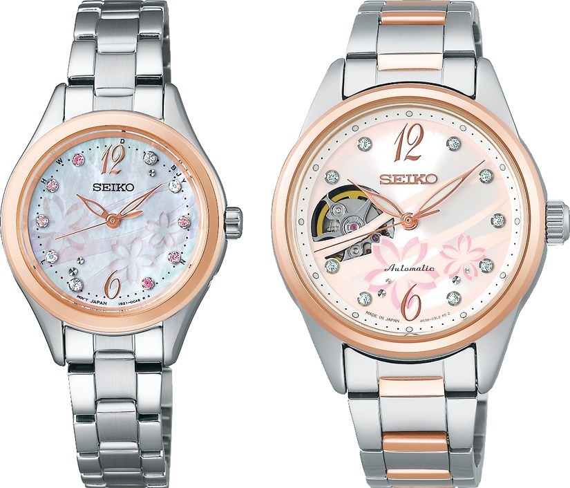 セイコー ルキア＆セイコーセレクション、桜の限定腕時計「2023 SAKURA