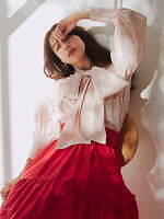 スナイデル23年春新作“フリルたっぷり”シャツワンピース＆ボリューミーなボウタイブラウス｜写真14