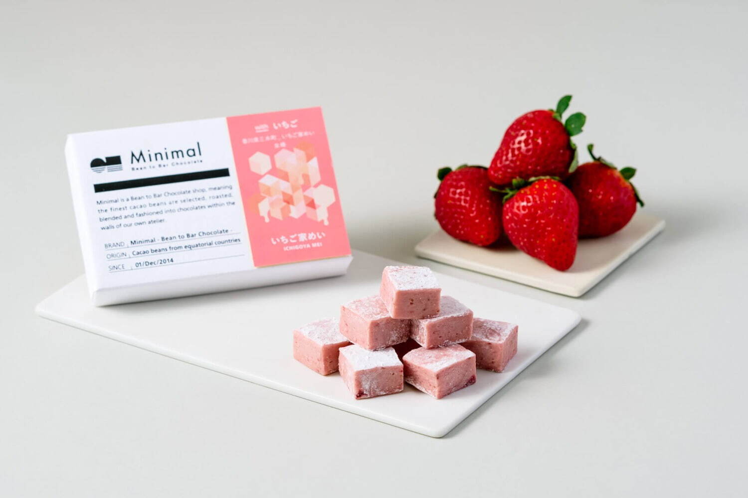 ＜ミニマル＞「生チョコレート 苺 -いちご家めい-」大粒のいちご“女峰”使用