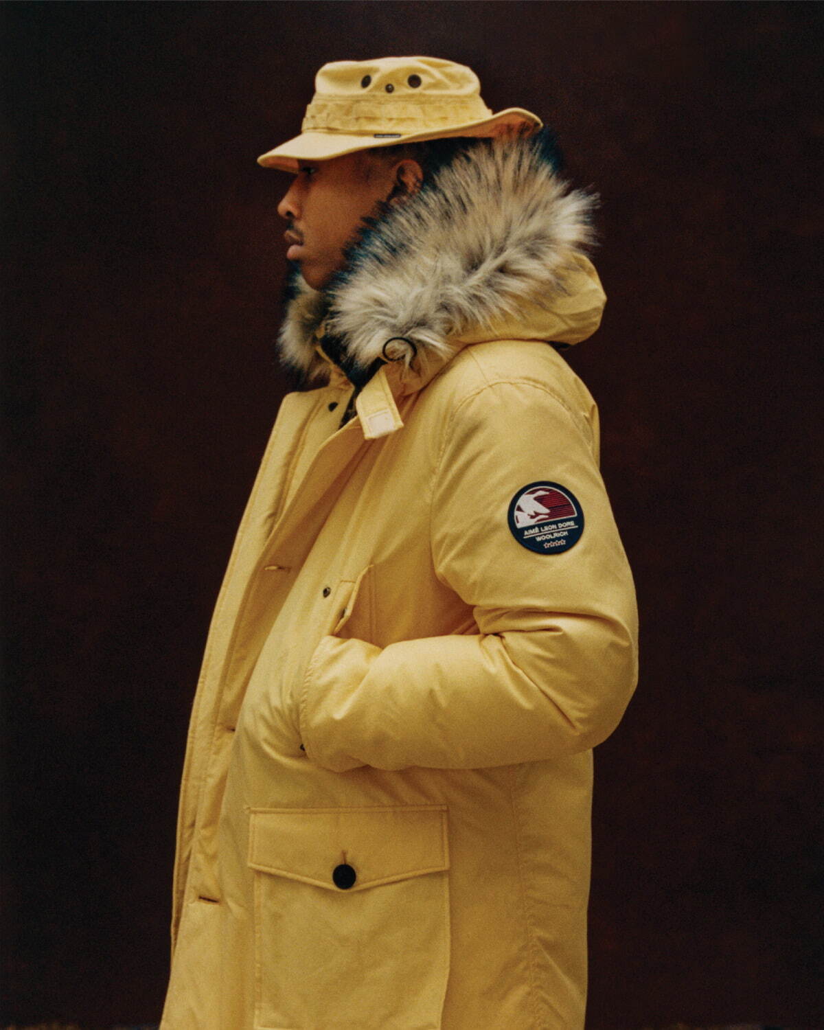 AIME LEON DORE WOOLRICH パーカー カナダ製 M